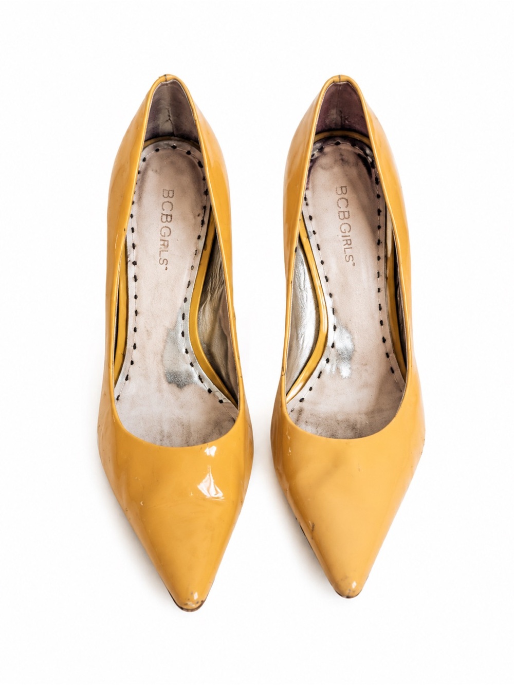 BCBGirls | Yellow Pointed Toe Heels